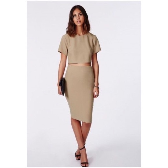 Missguided Dresses & Skirts - Missguided Nude Skirt